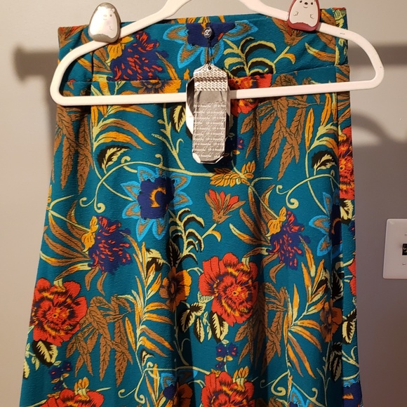 Smashed Lemon bright colorful decorative floral print skirt - XL/42/12 - new - Picture 3 of 11